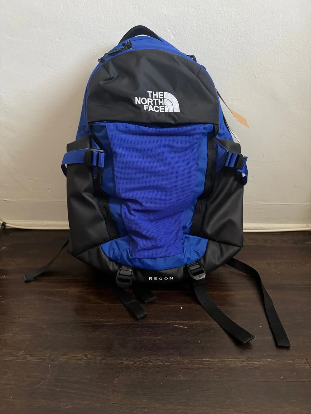 The North Face Recon Blue and Black Backpack